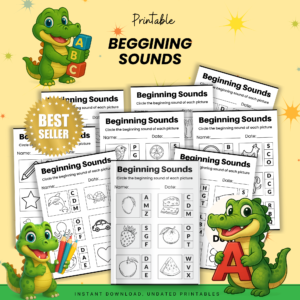Beginning Sounds Worksheets Printable