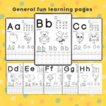 ABC Tracing Worksheets Printable