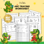 ABC Tracing Worksheets Printable