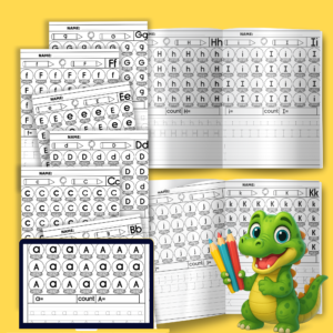 ABC Tracing Worksheets Printable