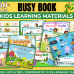 animals busy book printable