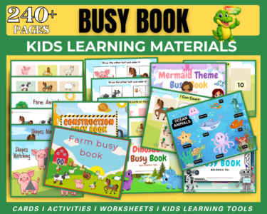animals busy book printable