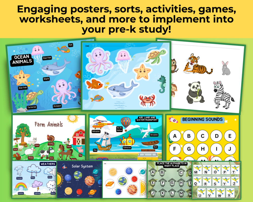 animals busy book printable