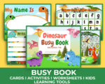 animals busy book printable