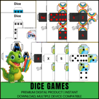 preschool dice games printable
