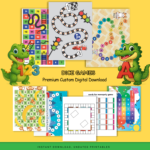 preschool dice games printable