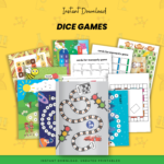 preschool dice games printable