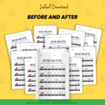 before and after number worksheets