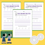 ABC Tracing Worksheets for Preschoolers – Uppercase & Lowercase Letter Practice Printable 26 pages PDF - Image 3
