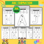 Alphabet Formation Tracing Workbook – 54 Pages Printable for Kids - Image 2