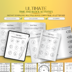 Learning Time Worksheets for Kids – Over 300 Pages - Image 4