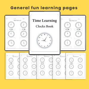 Learning Time Worksheets for Kids – Over 300 Pages - Image 7