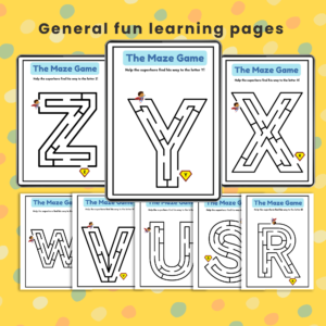 Printable Maze Worksheets for Kids – Over 100 Fun Pages - Image 3