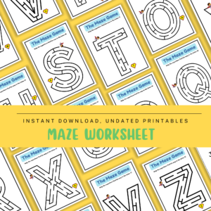 Printable Maze Worksheets for Kids – Over 100 Fun Pages - Image 8