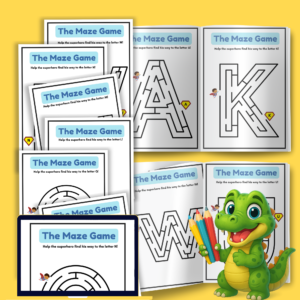 Printable Maze Worksheets for Kids – Over 100 Fun Pages - Image 6