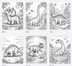 T-Rex Dinosaur Coloring Book for Kids – 60 Pages Printable Coloring Adventure 🦖🎨 - Image 3