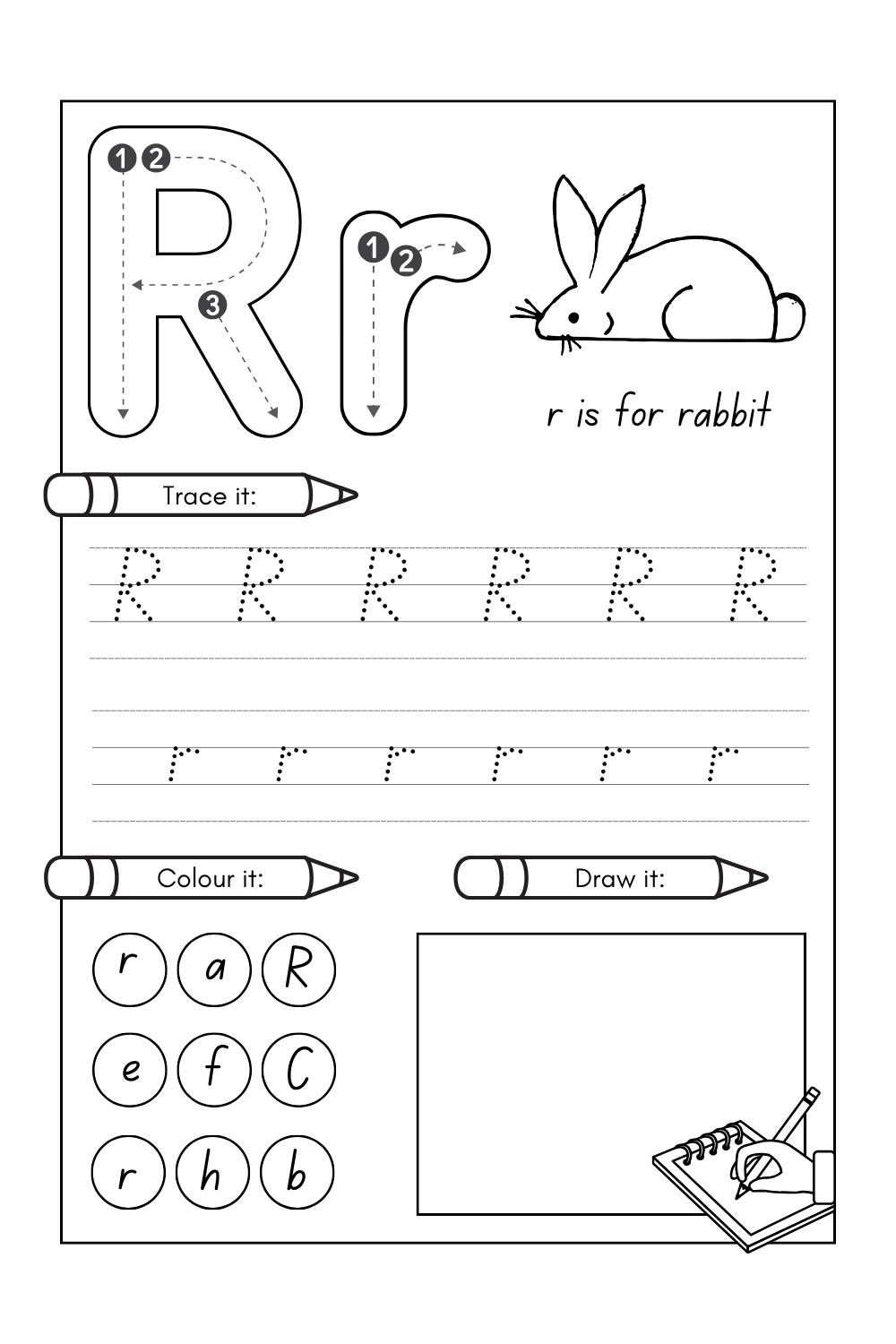 letter r