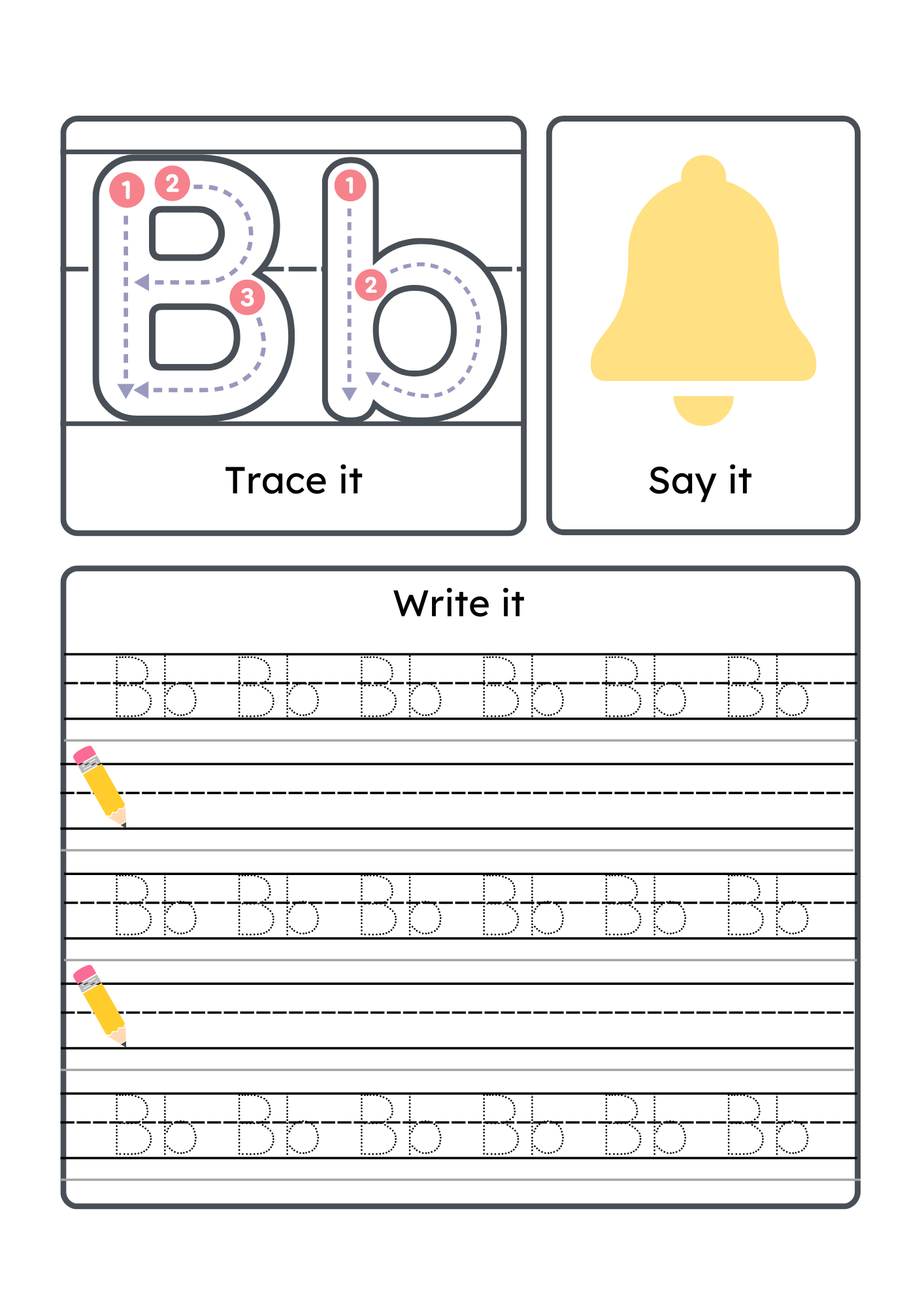 Letter B