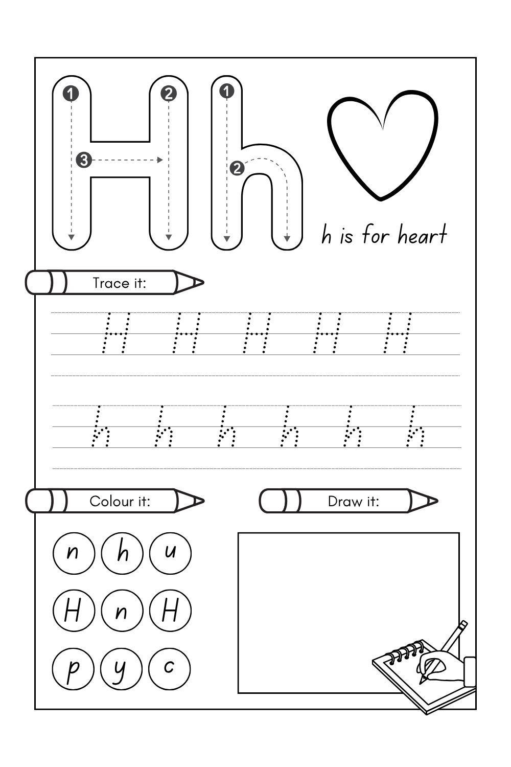 Letter h