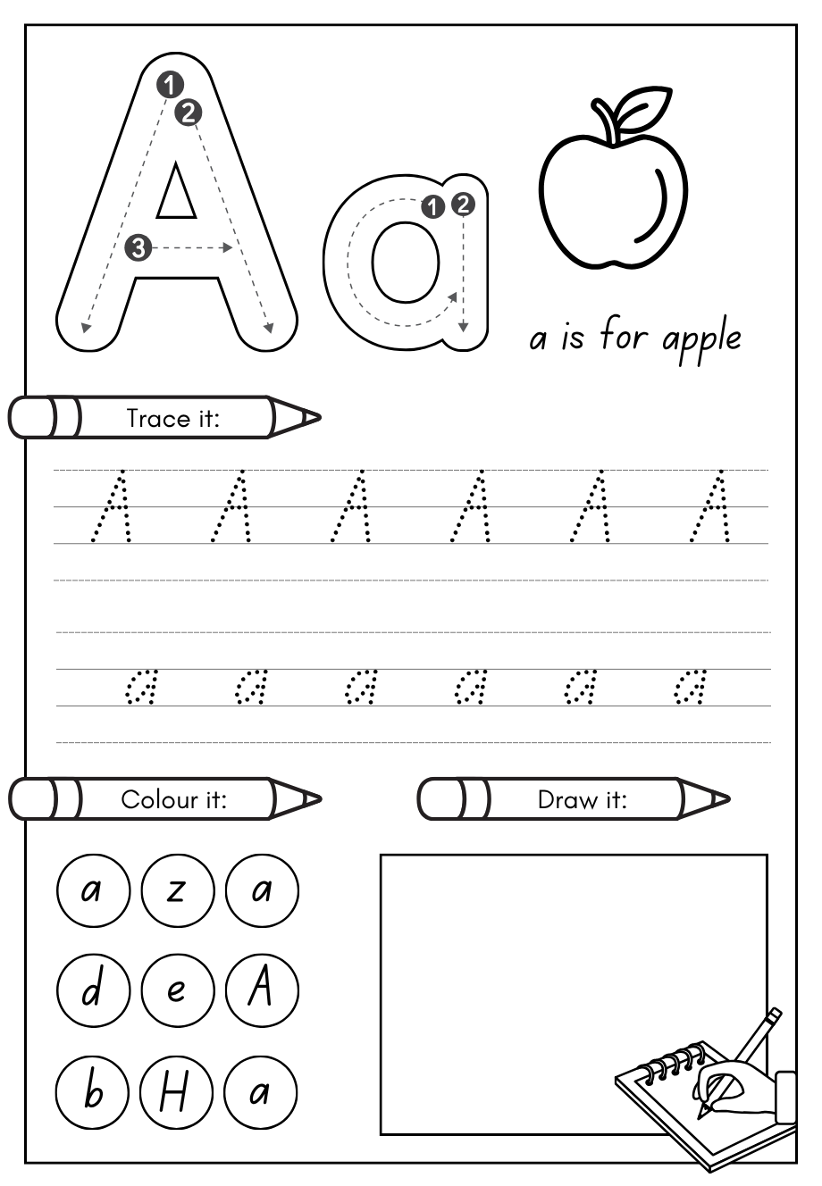 Letter A