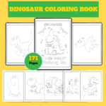 Dinosaur Coloring Book