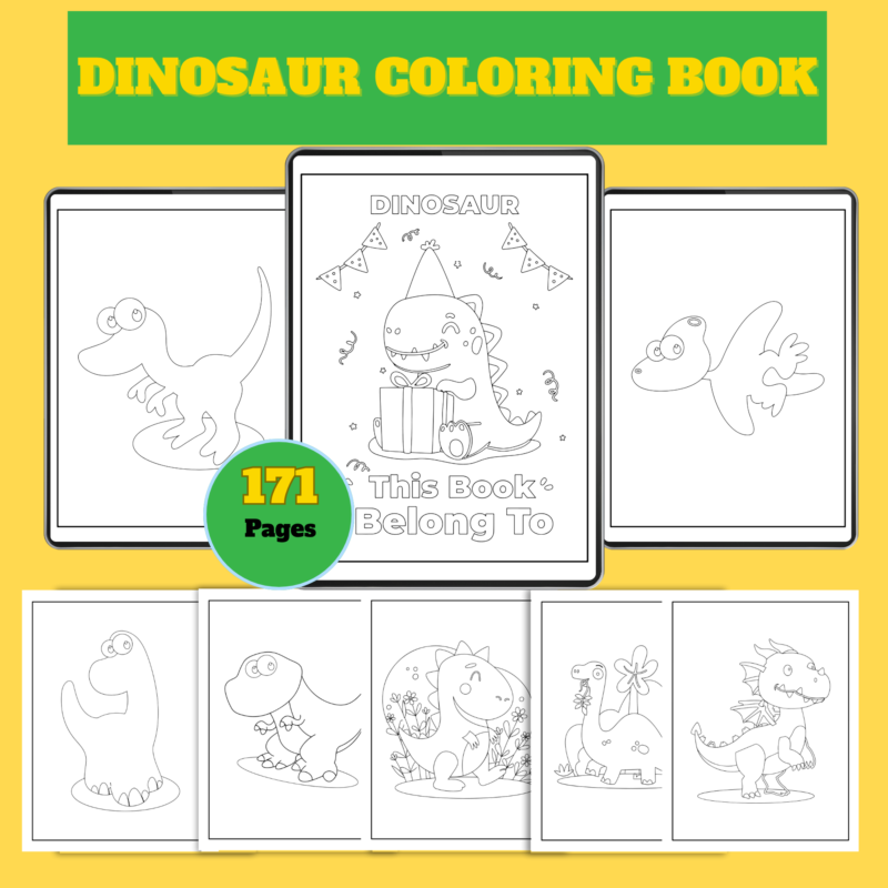 Dinosaur Coloring Book