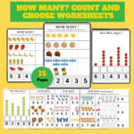 Count and Choose Worksheets