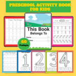 Preschool Activity Book – 68 Printable Learning Worksheets for Kids