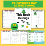 St. Patrick's Day Activity Book – 75 Printable Learning Worksheets for Kids
