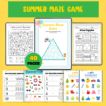 Summer Activity Worksheets – 40 Printable Learning Pages for Kids