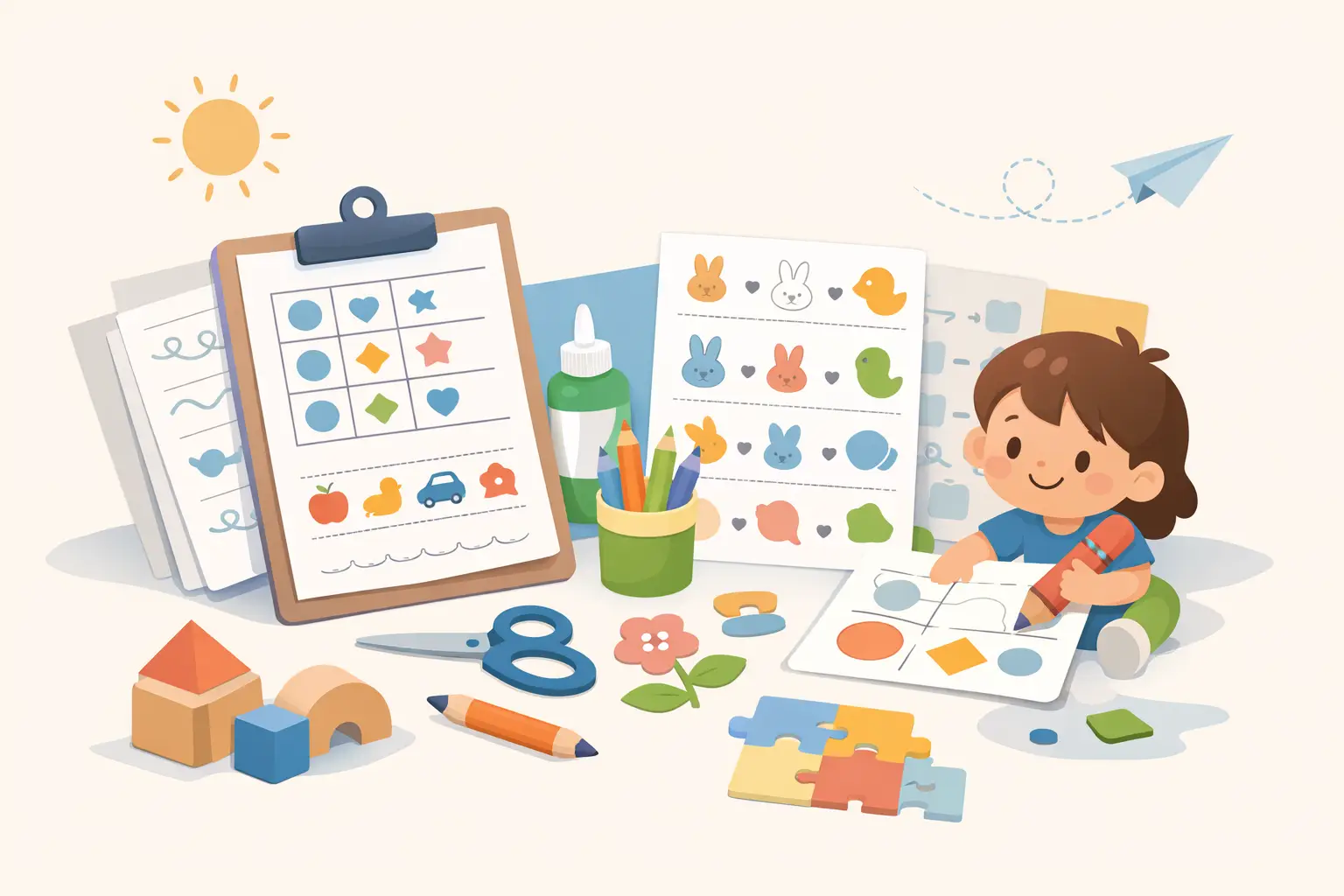 Kindergarten Learning Activities Printable Ideas