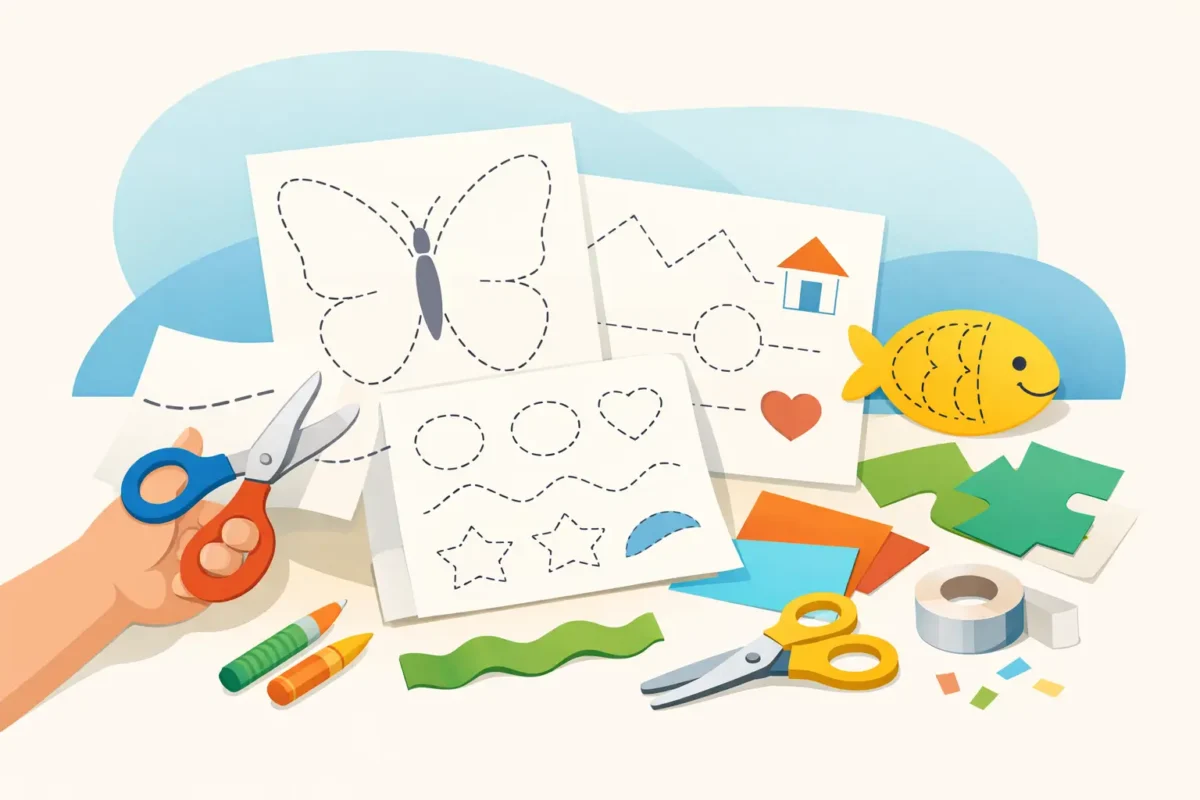 Best Scissor Skills Printables for Little Hands