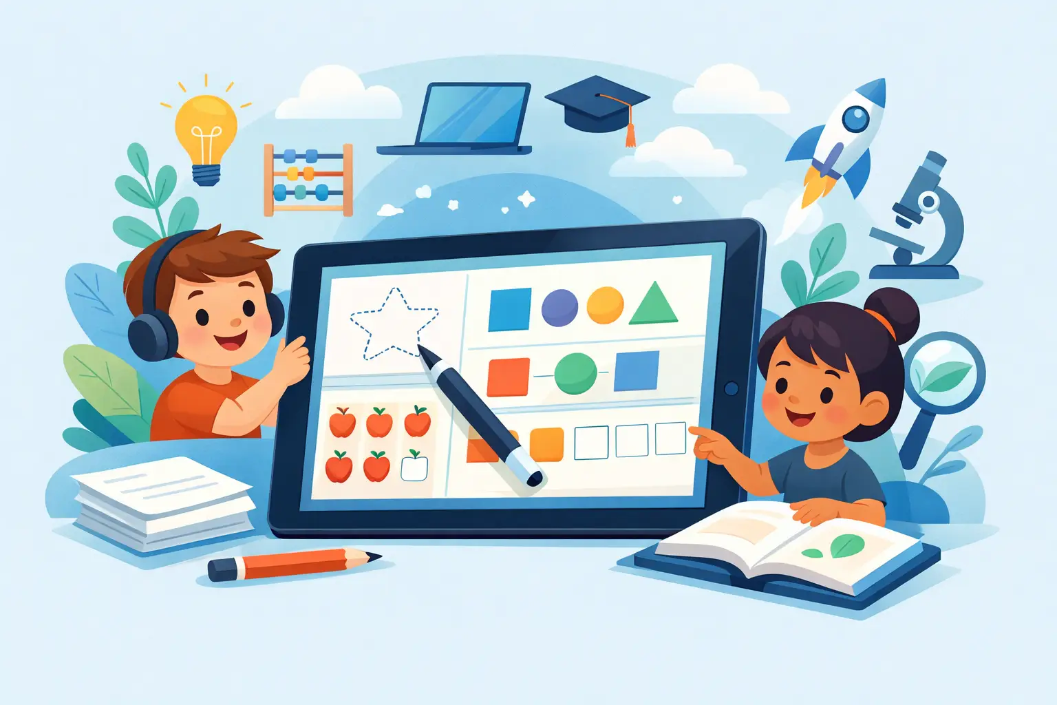 How Digital Workbooks Build Early Learning Skills