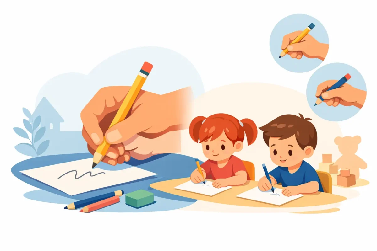 How to Teach Pencil Grip to Preschoolers