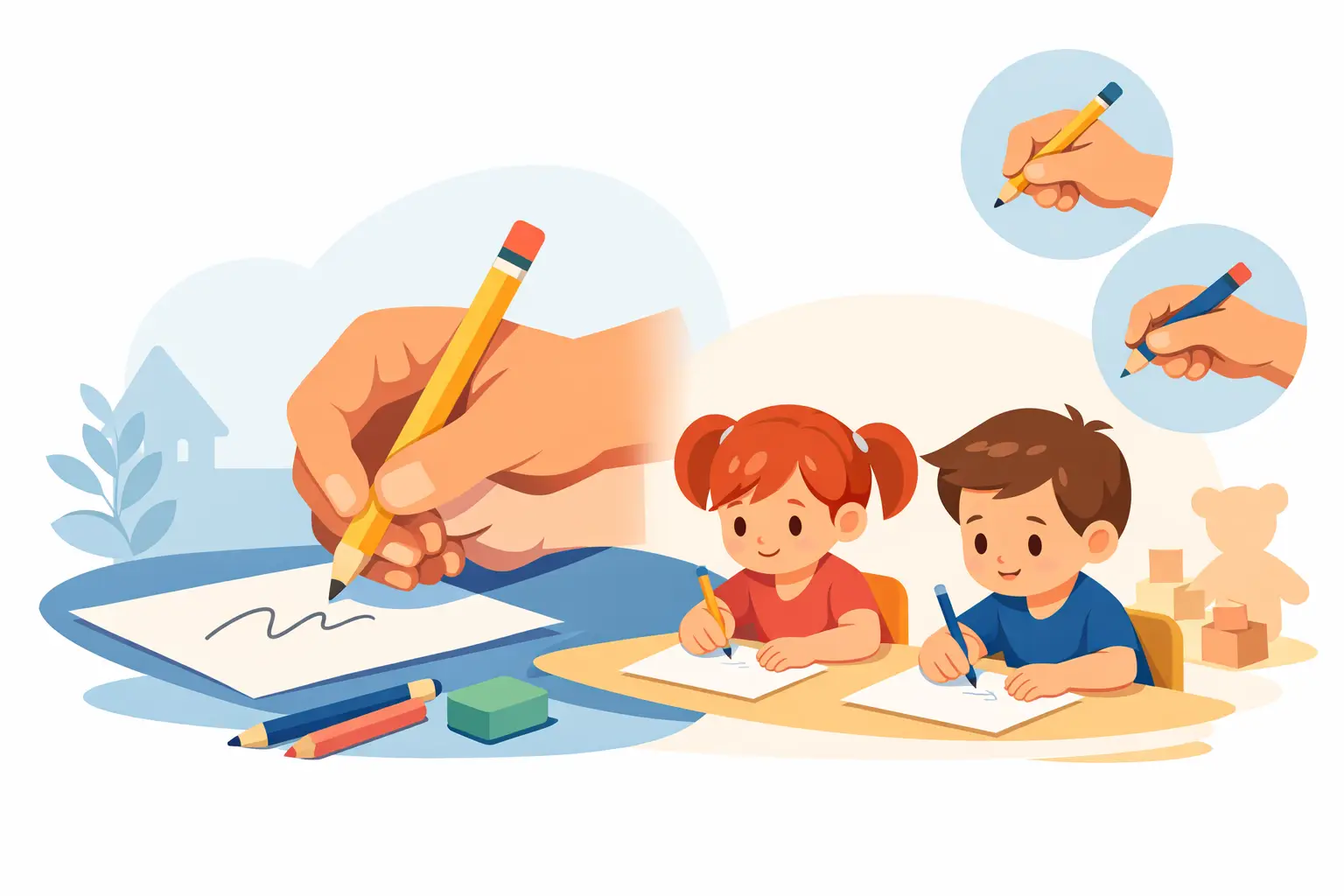 How to Teach Pencil Grip to Preschoolers