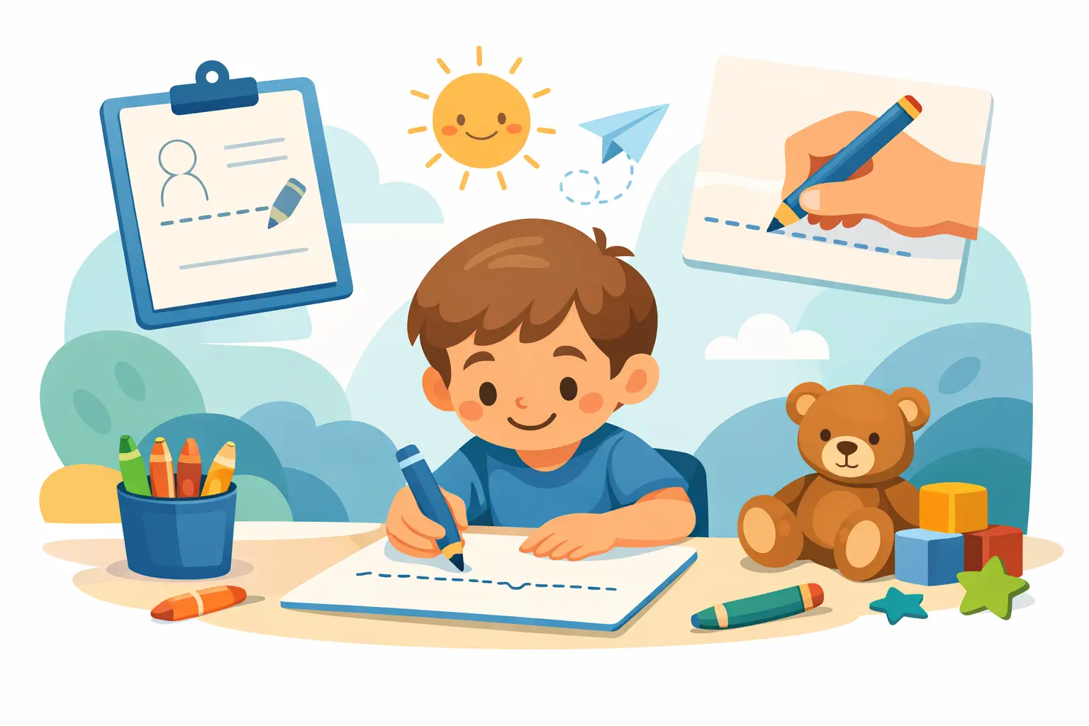Preschool Name Writing Guide for Happy Practice