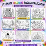 10 Million+ Kids Activity Sheets Bundle | PLR MRR Commercial Use | Coloring Pages Worksheets | Educational Printables | Digital Download - Image 9