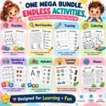 10 Million+ Kids Activity Sheets Bundle, Printable Worksheets & Coloring Pages, PLR MRR Digital Download - Image 10