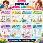 10 Million+ Kids Activity Sheets Bundle, Printable Worksheets & Coloring Pages, PLR MRR Digital Download - Image 6