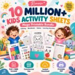 10 Million+ Kids Activity Sheets Bundle, Printable Worksheets & Coloring Pages, PLR MRR Digital Download