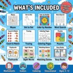 10 Million+ Kids Activity Sheets Mega Bundle PLR MRR | Create & Sell Coloring Books | Kids Educational Bundle | Montessori Book Busy Book - Image 9