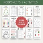 100+ Christmas Activity Pages | Editable Canva Templates | Kids Printables, Coloring, Mazes, Games & Worksheets | MRR - Image 2