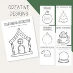 100+ Christmas Activity Pages | Editable Canva Templates | Kids Printables, Coloring, Mazes, Games & Worksheets | MRR - Image 5