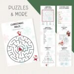 100+ Christmas Activity Pages | Editable Canva Templates | Kids Printables, Coloring, Mazes, Games & Worksheets | MRR - Image 6