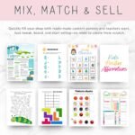 100+ Kids Activity Book and Workbook Bundle, Editable Canva Templates, PLR MRR - Image 5