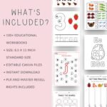 100+ Kids Activity Book and Workbook Bundle, Editable Canva Templates, PLR MRR - Image 4