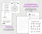 10,000+ Kids Educational Printables PLR MRR Bundle | Preschool and Kindergarten Worksheets, Coloring Pages, Learning Activities - Image 4