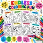 1,000,000+ Kids Printables Bundle PLR MRR | Coloring Pages Worksheets Learning Activities | Preschool Kindergarten PDF - Image 6