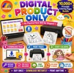 10k+ Kids Coloring Pages Bundle | Printable Sheets with PLR & MRR Rights + Bonus - Image 8