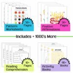 15,000+ Kids Activity Pages, PLR MRR Preschool & Kindergarten Worksheets, Educational Printables Bundle, Resell Rights - Image 7